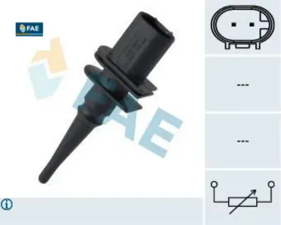 Dıs ısı sensoru e38 e39 e46 e60 e87 f10 e63 e64 f12 f13 f06 e65 f01 e83 e84 e53 f25 e70 e71 e72 z4 e fae 65816905133/ 65816936953 resmi