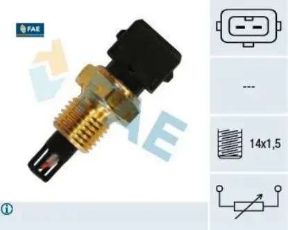 Hararet müşürü manifoltdaki tmpr-tıpo 2.0ie-palıo-albea-marea-bravo 1.6 16v 96 fae 7547976/ 46553240 resmi