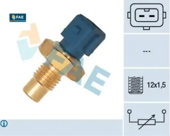 Hararet su sıcaklık müşürü mavi  vectra a-b-astra f-omega b-calıbra 1.8-2.0 16v aveo-kalos 1.2 movan fae 90411977/ 1342850/ 93184580/ 46477022 resmi