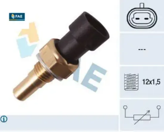 Isı müşürü tempra punto astra g corsa kadett vectra zafıra fae 1338441/ 1338477 resmi