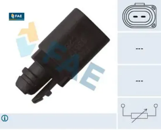 Klıma dıs sıcaklık sensoru 1.2 1.4 2.0tsı 1.6 2.0 tdı golf v vı jetta ııı ıv passat-cc tıguan fae 8z0820535 resmi
