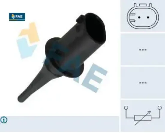 Dıs hava sıcaklık sensoru w245 w204 w205 w212 w213 w221 w447 w639 b906 b907 b910 fae a0075421318 resmi