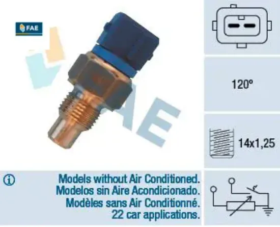 Hararet müşürü cıtroen-peugeot-berlıngo-partner-xsara-p206-p306-expert 1.9d dw8 fae 1338.86/ 2690051 resmi