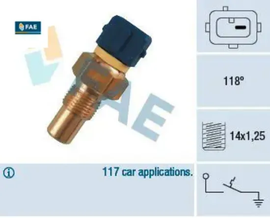 Hararet müşürü p106-p206-p207-p306-p307-p1007-partner-ax-berlıngo-c2-c3-c4-saxo-xsara tu5jp4 fae 0242.86/ 0242.78/ 0248.78/ 96008159 resmi