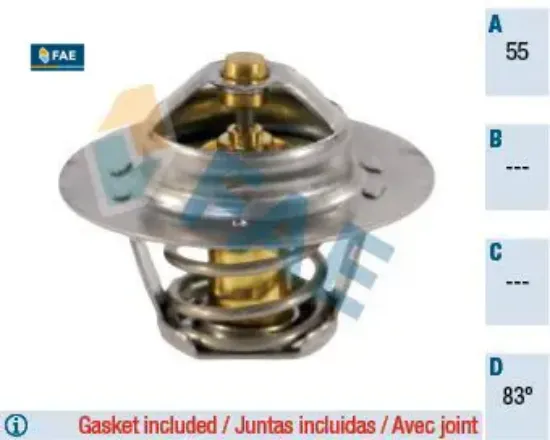 Termostat p306 gtı p306 p405 p406 p605 p806 xantıa xm xsara zx 1.8 16v-2.0 16v fae 1338.39/ 9616090280 resmi