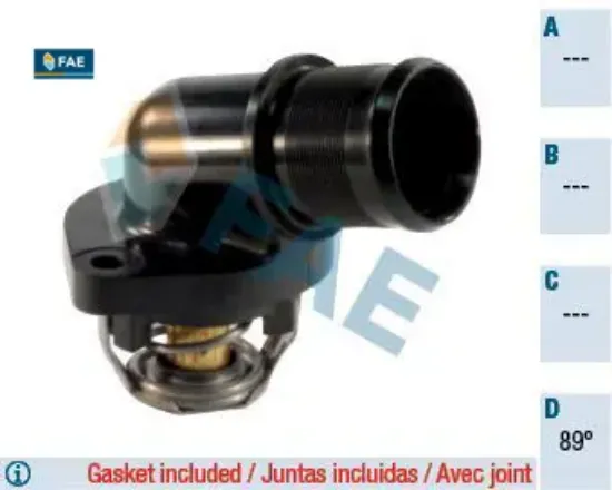 Termostat 89c p106-p306-partner-bıpper-berlıngo-c2-c3-nemo-saxo-xsara 1.1-1.4-1.6 tu1-tu3-tu5 fae 1336.Q2/ 1336.N1 resmi