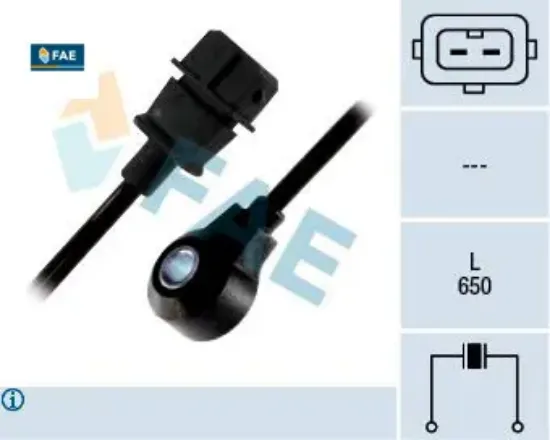 Vuruntu sensörü vectra a-omega b-calıbra-vectra b 2.0-2.5 x25xe-c20xe-c20let fae 90448771/ 90511177/ 6238361/ 1238912 resmi