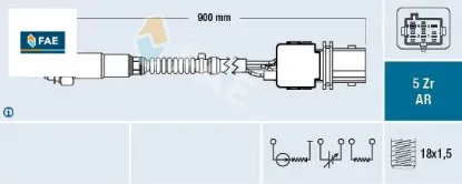 Egsoz sensoru hego sensor c70 ı s60 ı s80 ı v70 ı xc70 xc 90 fae 8670279/ 8658133 resmi