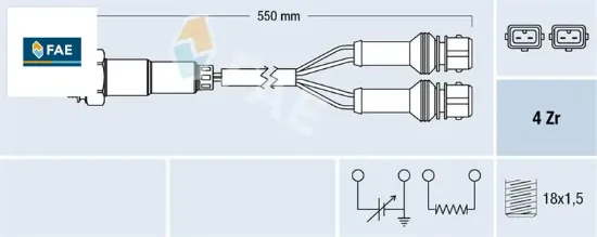 Oksijen sensörü peugeot p106 91>96 p306 94>01 cıtroen ax-zxxantıa 91-01 1.1 tu1 1.4 tu3 1.6 tu5 fae 1628.3w/ 1628.V4/ 9621118080/ 1628.34 resmi