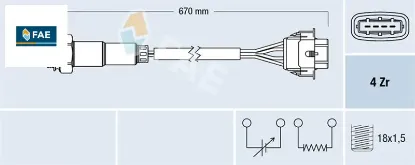 Oksijen sensörü katalizatör astra g-h-corsa c-merıva-vectra b-c-zafıra a-b-tıgra 1.8 xer-xe-xel 7 41 fae 9202575/ 855356/ 55353812/ 93185493 resmi
