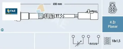 Oksıjen sensoru ford mondeo ıv ba7 : 2.0 07>14 s max ws : 2.0 06>14 volvo c30 533 : 1.8 06>12 fae 3m51/ 9g444/ ab resmi