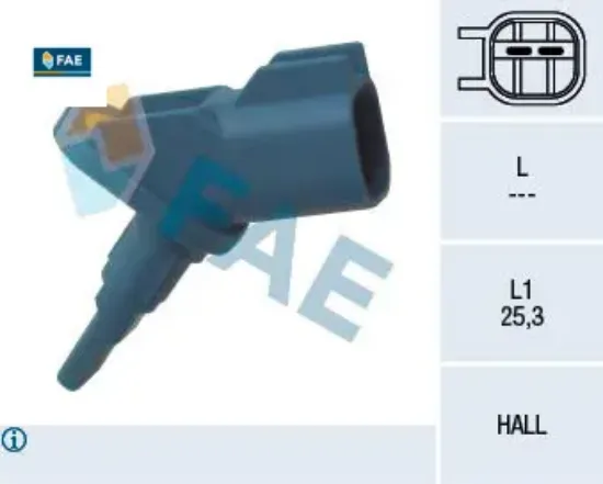 On abs sensoru sag/sol focus ıı 03>11 focus ıı c max 04>11 mondeo ıv 07>14 volvo c30 533 10>12 c70 fae 1356184/ 3m5t2b372da resmi