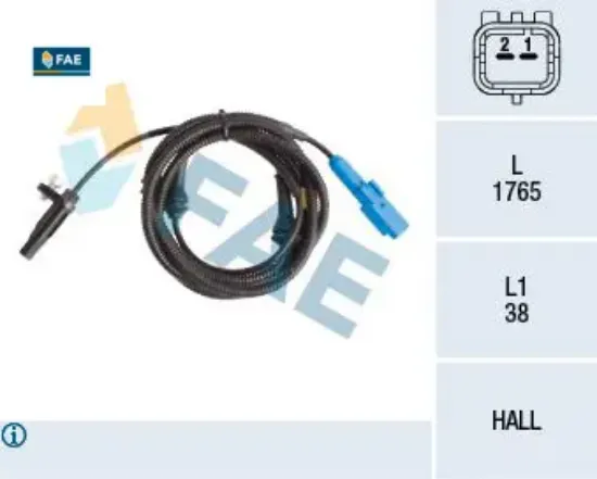 Abs devir sensörü arka peugeot p508 10> fae 4545.K7/ 9670502980 resmi