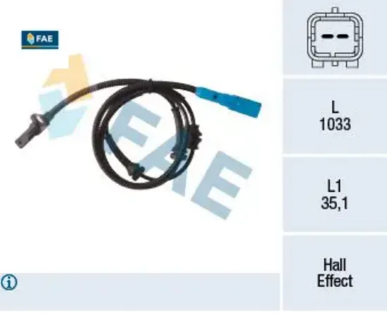 Abs devir sensörü ön crossland-207-208-301-2008-bıpper-c-elysee-c3 aırcross-c3 ıı-ııı c4 cactus- nem fae 4545.J9/ 4545.E4/ 4545.J5/ 9665455580 resmi