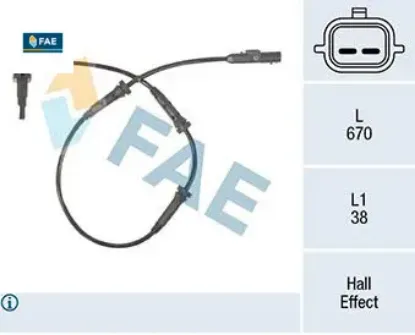 Abs sensoru on rl dokker lodgy symbol joy logan ıı sandero ıı fae 479104225r resmi