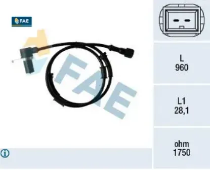 On abs sensoru s40 ı 644 1.6 99 04 v40 645 95 04 fae 30854299 resmi