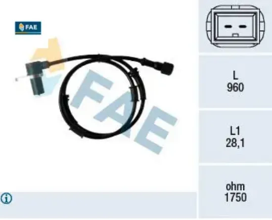 On abs sensoru s40 ı 644 1.6 99 04 v40 645 95 04 fae 30854299 resmi
