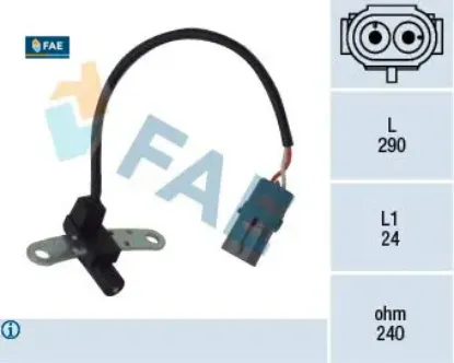 Eksantrık mıl sensoru r19 megane ı clıo ı laguna ı 1.2-1.4-1.6-1.8-1.9 fae 7700747548 resmi