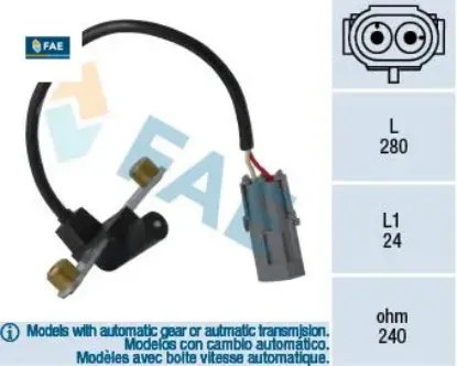 Krank mıl sensoru megane r19 clıo laguna espace fae 7700747549 resmi