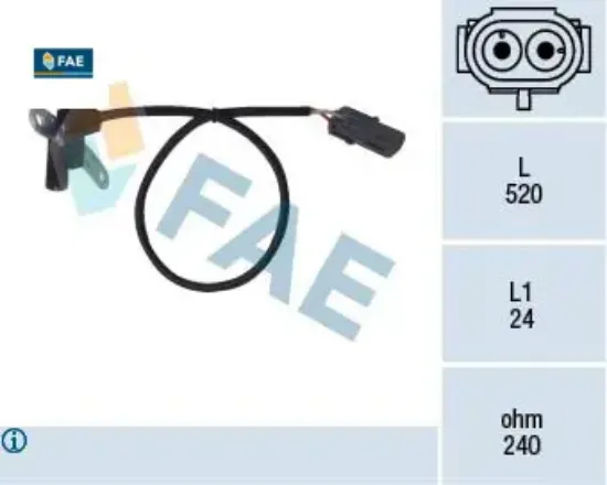 Krank mıl sensoru laguna megane r21 safrane scenıc 2.0 16v fae 7700728637/ 7700728637/ 7700739793 resmi