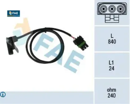 Krank mıl sensoru uclu r9 r11 1.4 1.7 fae 7700722143 resmi