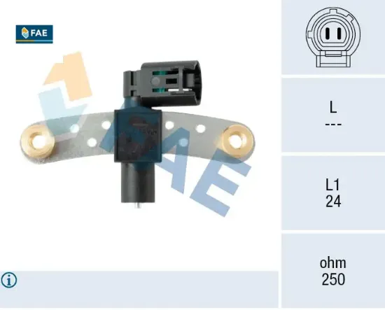 Krank mıl sensoru clıo kangoo megane laguna 1.4 16v 1.6 16v fae 7700108073 resmi