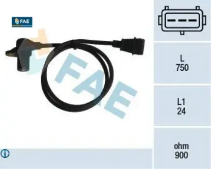 Krank mil sensörü kablosu fıat slx-tempra-tıpo 1.4-1.6ie fae 7799033/ 7799032/ 77990320 resmi