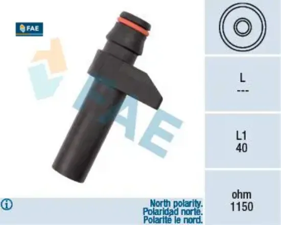 Krank mılı konum sensoru mercedes m104 m111 w124 w202 w210 w140 w463 fae a0031537528 resmi