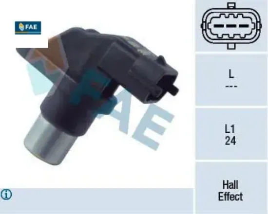 Eksantrik mil devir sensörü opel astra g 98> astra h 04>10 1.7 cdtı dth-dtl fıat palıo-punto 1.2-1.4 fae 97306560/ 46786049/ 6235604 resmi