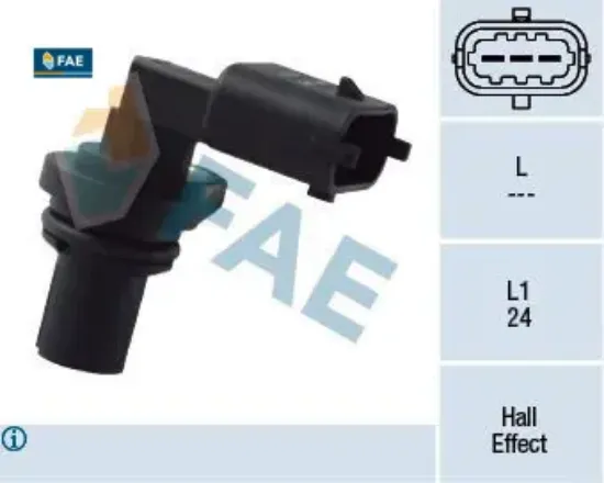 Eksantrik devir sensörü astra h-vectra c-zafıra b 1.6-1.8-2.2 a16xer-z16xer-z18xer-z22yh fae 25192205/ 1247862/ 55352609/ 6235697 resmi