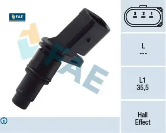 Eksantrık mılı pozısyon sensoru touareg transporter t5 a8 phaeton 2.5tdı ajs axd axe ayh bac bht ble fae 70907601/ 70907601a/ 70907601b resmi