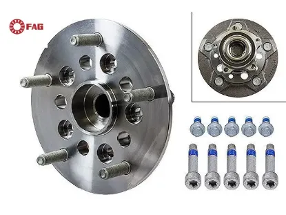 Ön teker poryası rulmanlı transıt v363 14 tek teker 5 delik fag ktbk311k018ba/ bk312c300bc/ 1810257 resmi