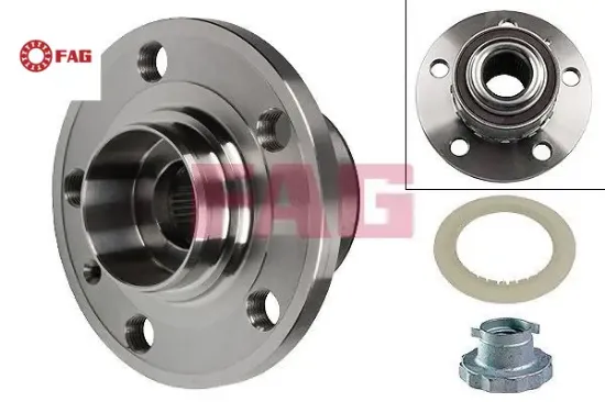 Ön teker poryası rulmanlı polo-cordoba-fabıa 01 bm abs li 5d 13 jant 27x72/127x82/37 vkba3569 fag 6r0407621e/ 6q0407621aj/ 6q0407621ah resmi