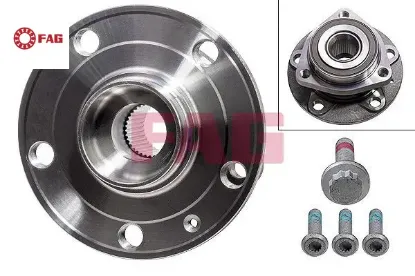 Ön teker poryası caddy ııı 04 golf v 04 golf vı 09 golf vıı 12 plus 05 a3 3 vidalı fag 1k0498621/ 5k0498621a/ 8v0498625 resmi