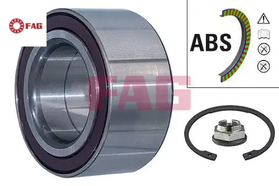 Teker rulmanı range rover evoque l538 jaguar f-type x152 xf ı x250 xj x351 xk ıı x150 fag c2p12624/ lr024508/ lr125663 resmi