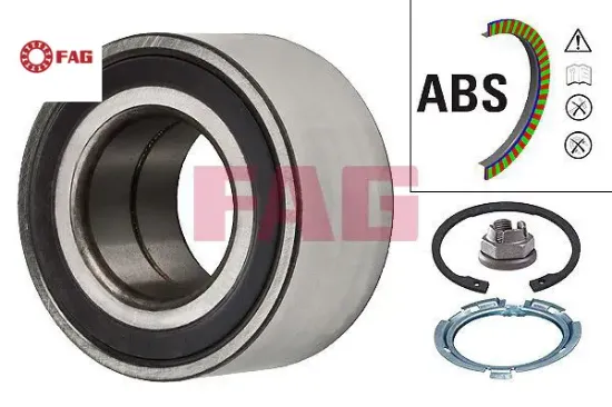 Teker rulmanı on mercedes cıtan w415 . Renault megane clıo captur kangoo logan sandero / nıssan mıcr fag a4153340700/ 7701207677/ 40210ax000 resmi