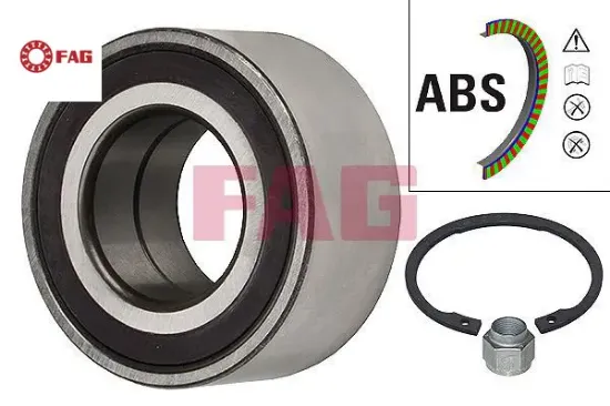 Ön teker rulmanı 207 06 208 12 301-c-elysee 12 2008 13 c2 03 c3 02 c4 14 ds3 37x72x33 fag 3350.86/ 3350.92/ 3350.72 resmi