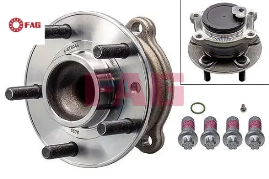 Arka teker rulmanı porayalı focus ııı 11 c-max 11 kıt fag bv612c299aah/ bv612c299aag/ 2101656 resmi