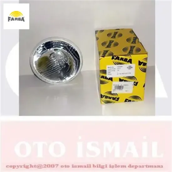 Far reflektörü dış h4 r12 çerçeveli farba  resmi