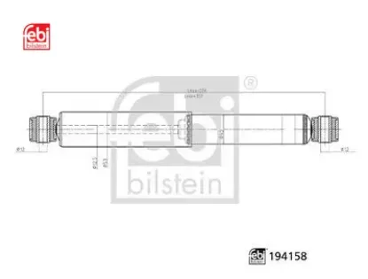 Arka amortisör l/r amarok 2.0 tdı 2012 febı bılsteın 2h0513029j/ 2h0513029f/ 2h0513029h resmi