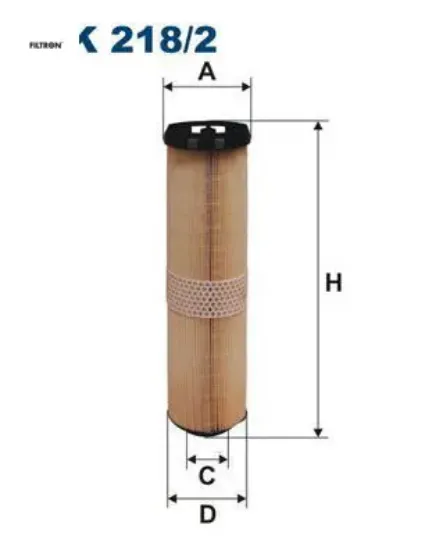 Hava fıltresı om646 om647 om648 w211 s211 w220 fıltron a6110940204 resmi