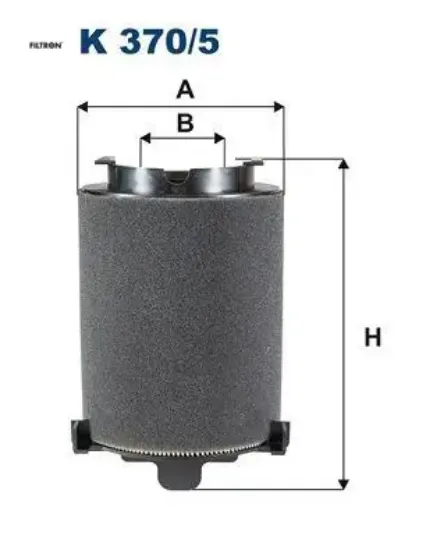 Hava filtresi golf-caddy ııı-passat-jetta ııı-touran-toledo ııı-octavıa-leon1.2tsı-1.4tsı-1.6-2.0fsı fıltron 1k0129607c/ 1k0129620c resmi