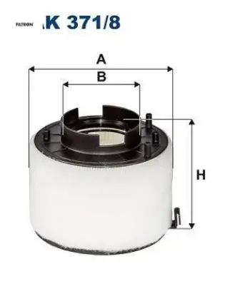 Hava filtresi a4-a5-q5 fıltron 8k0133843l resmi