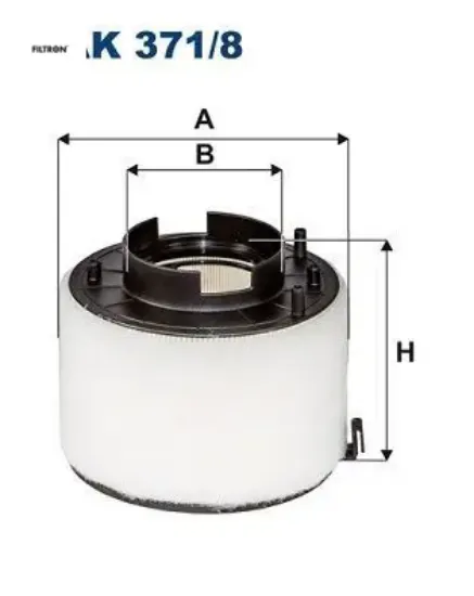 Hava filtresi a4-a5-q5 fıltron 8k0133843l resmi