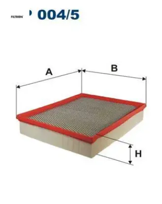 Hava filtresi amarok 2h 2.0 tdı 163hp 01/10- fıltron 2h0129620b resmi