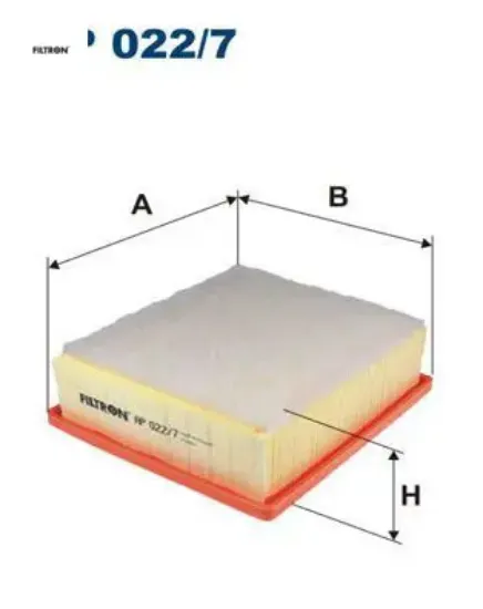 Hava filtresi 500 x 14 compass 16 renegade 14 1.4-1.6-1.6d mtj - 2.0 dmtj fıltron 51977574 resmi