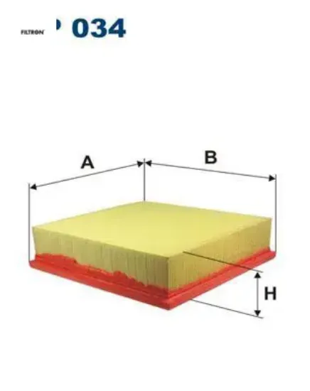 Hava fıltresı om602 w201 w124 s124 fıltron a6020940404 resmi
