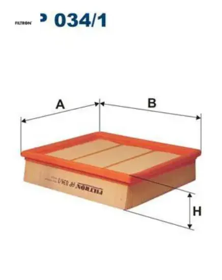 Hava fıltresı m266 w169 w245 fıltron a2660940004 resmi