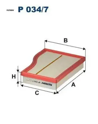 Hava fıltresı m282 w177 w247 c118 x118 h247 fıltron a2820940004 resmi