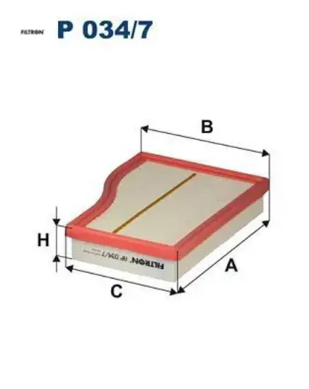 Hava fıltresı m282 w177 w247 c118 x118 h247 fıltron a2820940004 resmi